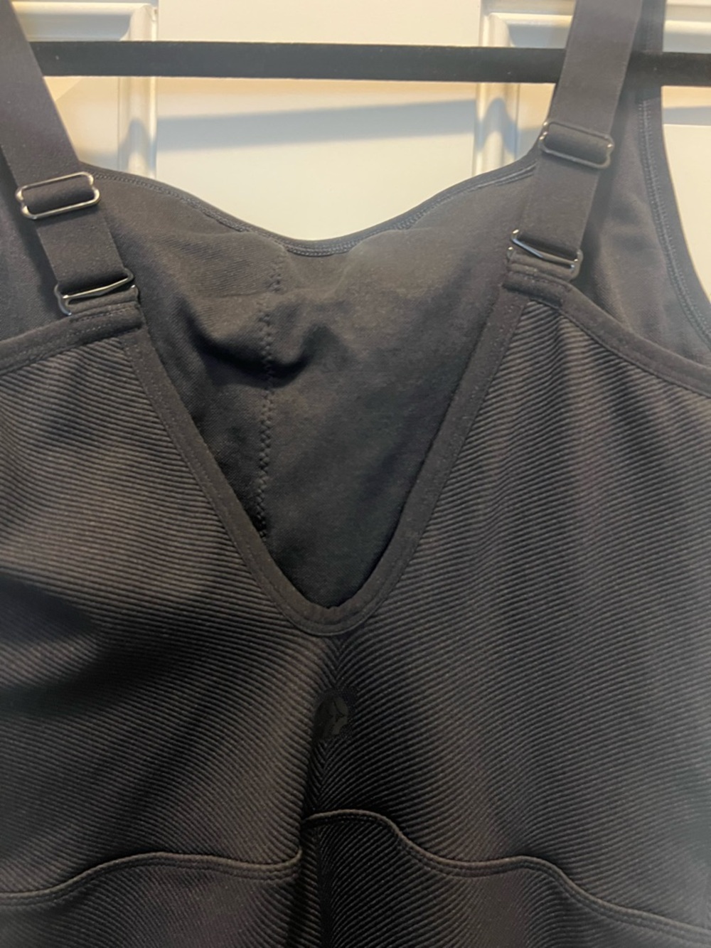 All In Motion Black Ribbed Compression Jumpsuit - Picture 3 of 4